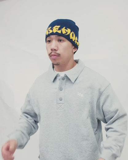 108WAREHOUSE - Rugby Pullover - Heather Grey