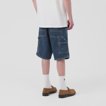 Carhartt WIP - Single Knee Short - Blue Stone Washed