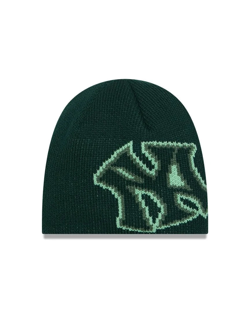 New Era - Skully Beanie - NY Yankee - Green