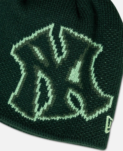New Era - Skully Beanie - NY Yankee - Green