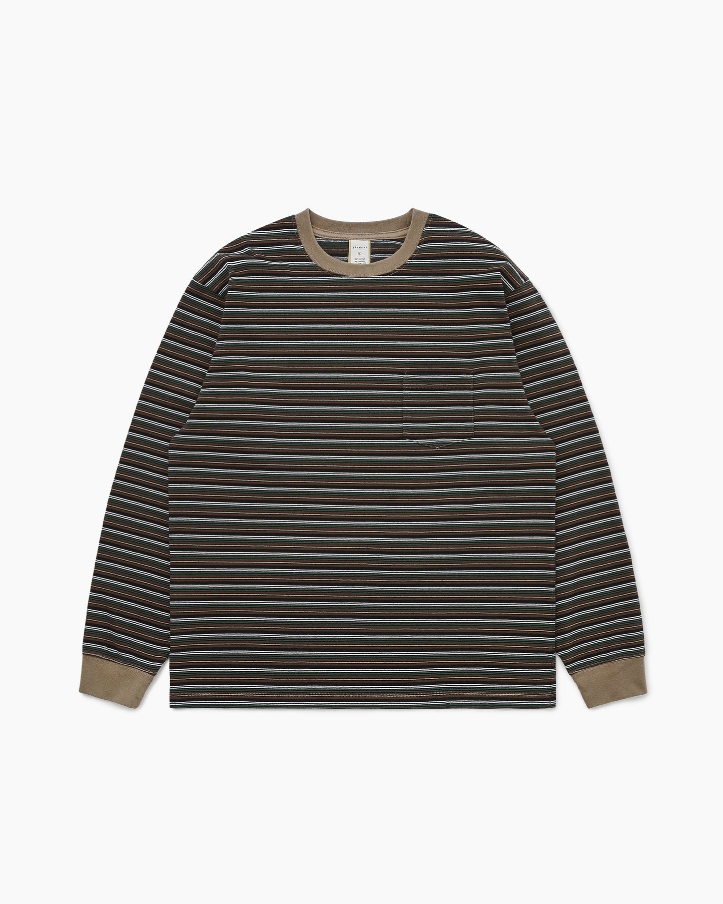 Khakis - Border L/S Tee - Brown