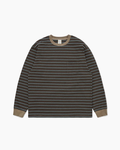 Khakis - Border L/S Tee - Brown