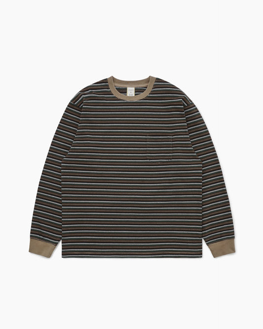 Khakis - Border L/S Tee - Brown