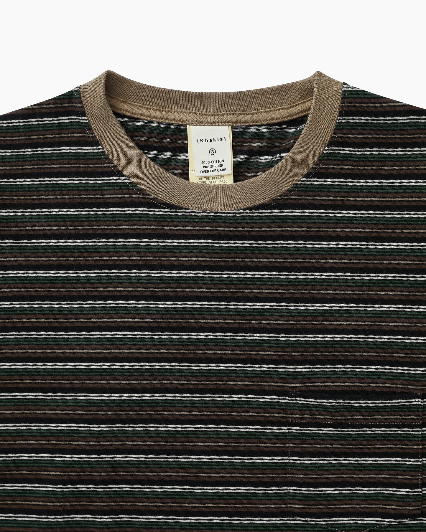 Khakis - Border L/S Tee - Brown