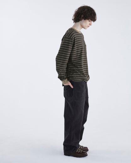 Khakis - Border L/S Tee - Brown