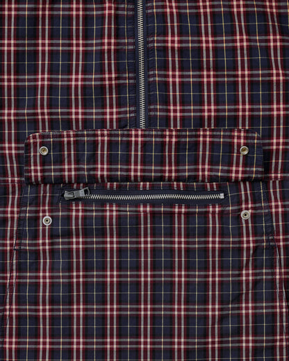 Khakis - Cotton Plaid Anorak - Red