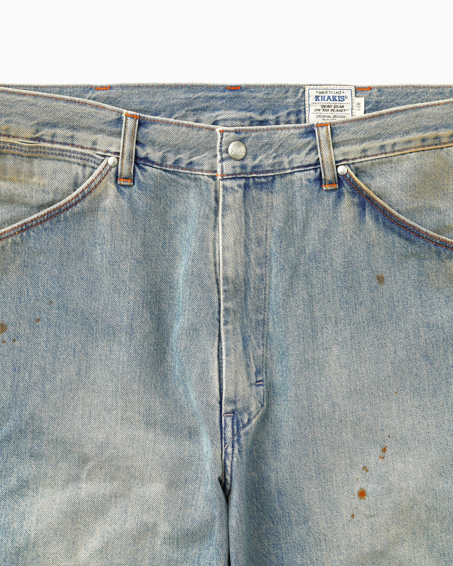 Khakis - Distressed Painter Pant - Used Blue