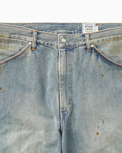 Khakis - Distressed Painter Pant - Used Blue