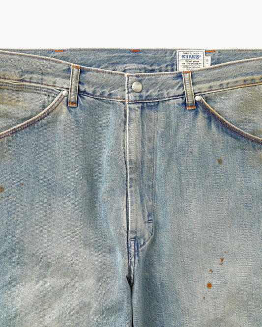 Khakis - Distressed Painter Pant - Used Blue