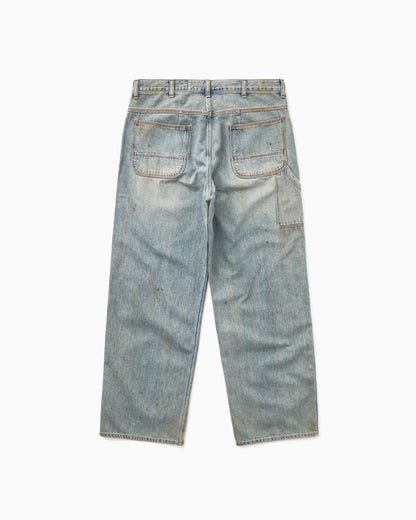 Khakis - Distressed Painter Pant - Used Blue
