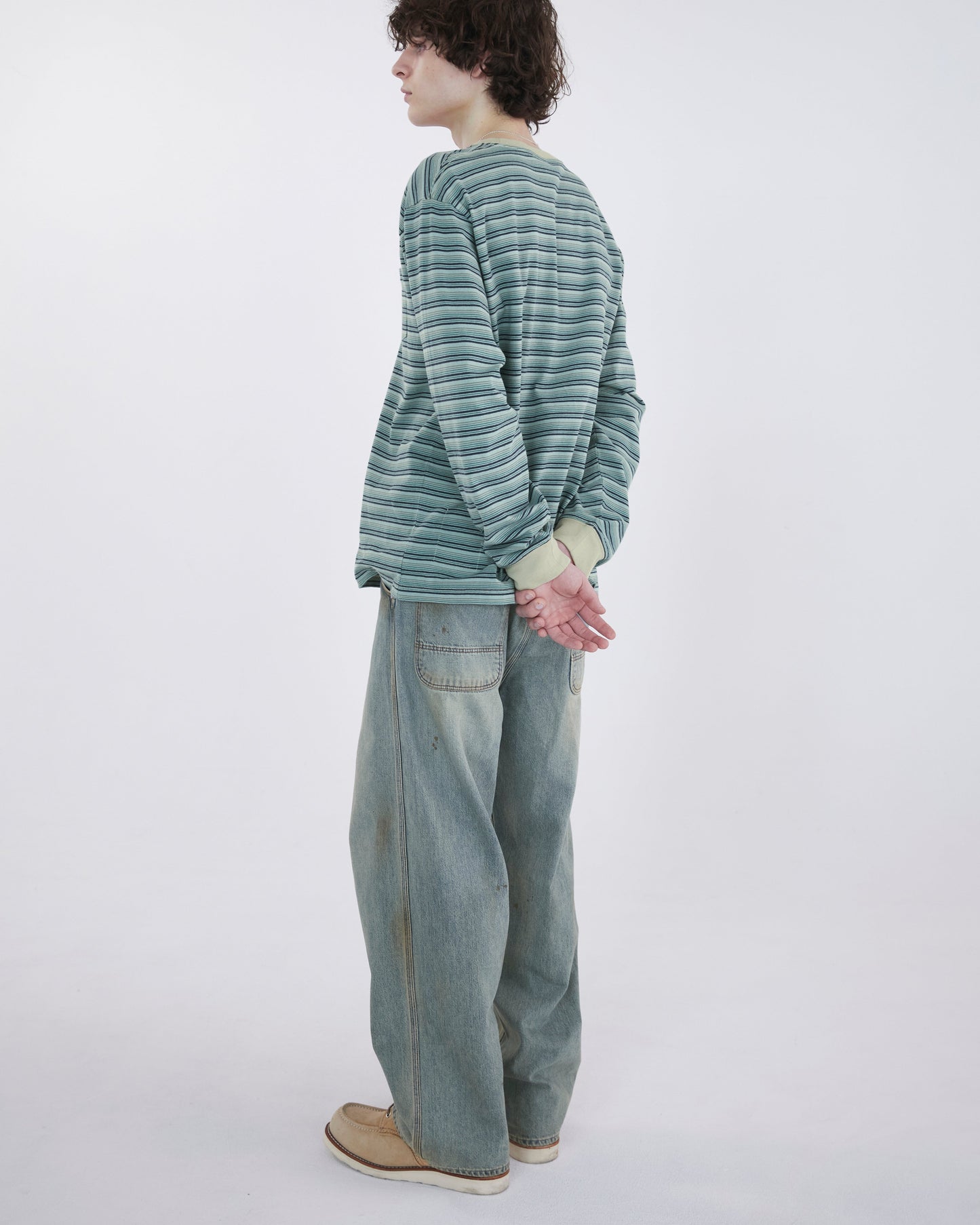 Khakis - Distressed Painter Pant - Used Blue