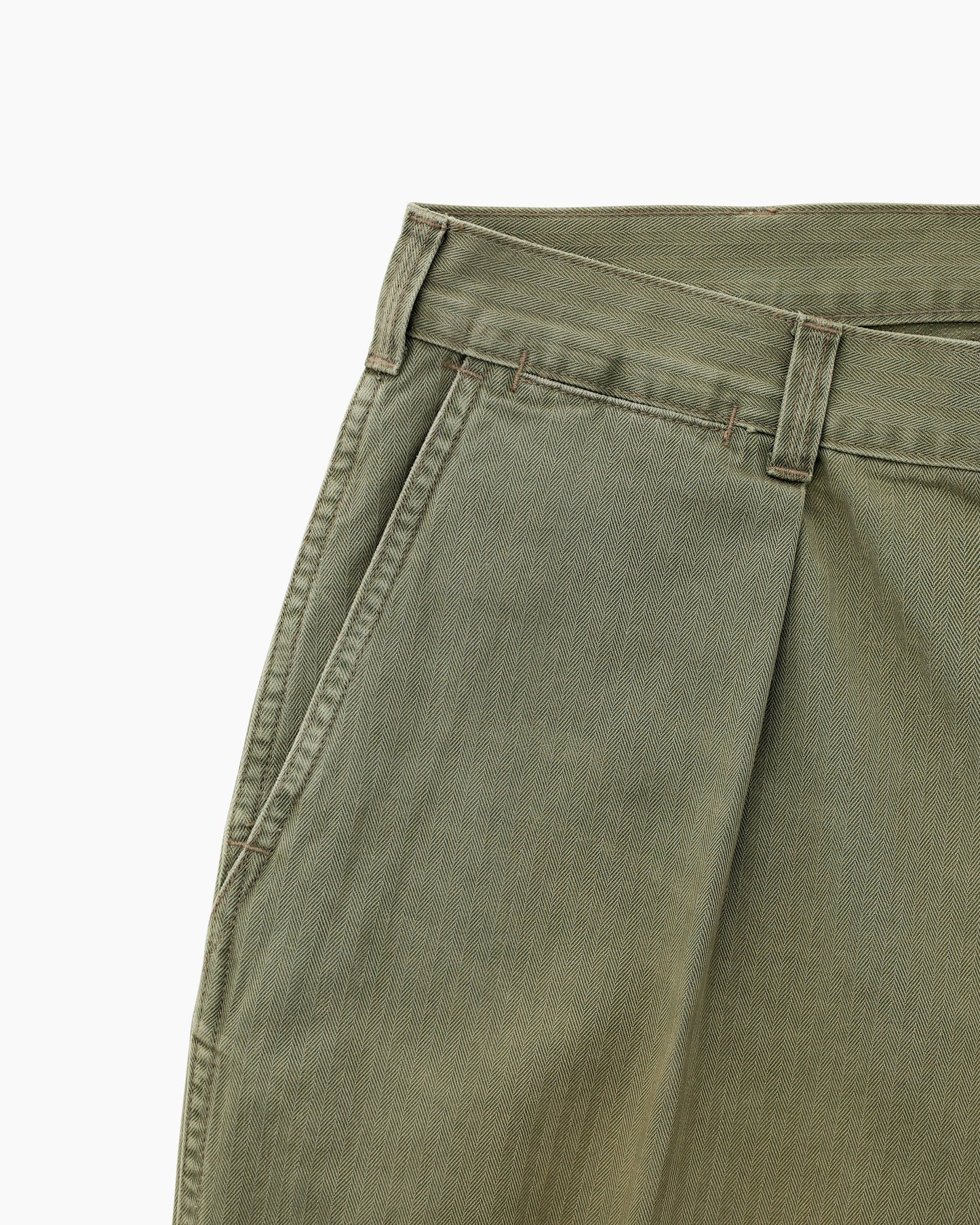 Khakis - HBT Port Pant - Olive