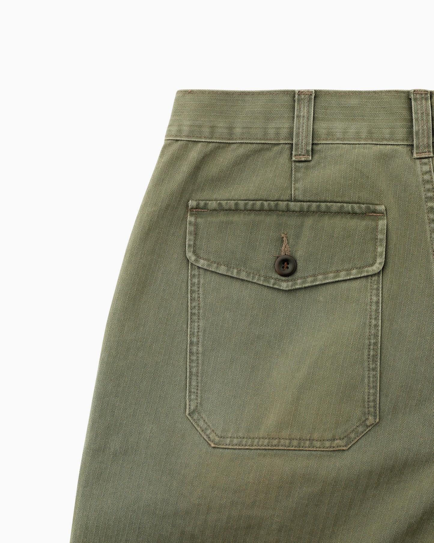 Khakis - HBT Port Pant - Olive