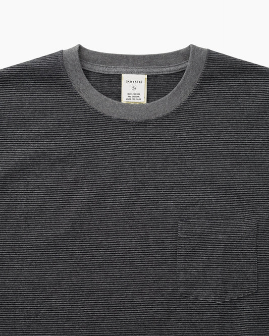 Khakis - Heather L/S Tee - Charcoal