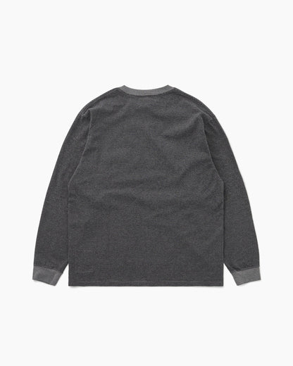 Khakis - Heather L/S Tee - Charcoal