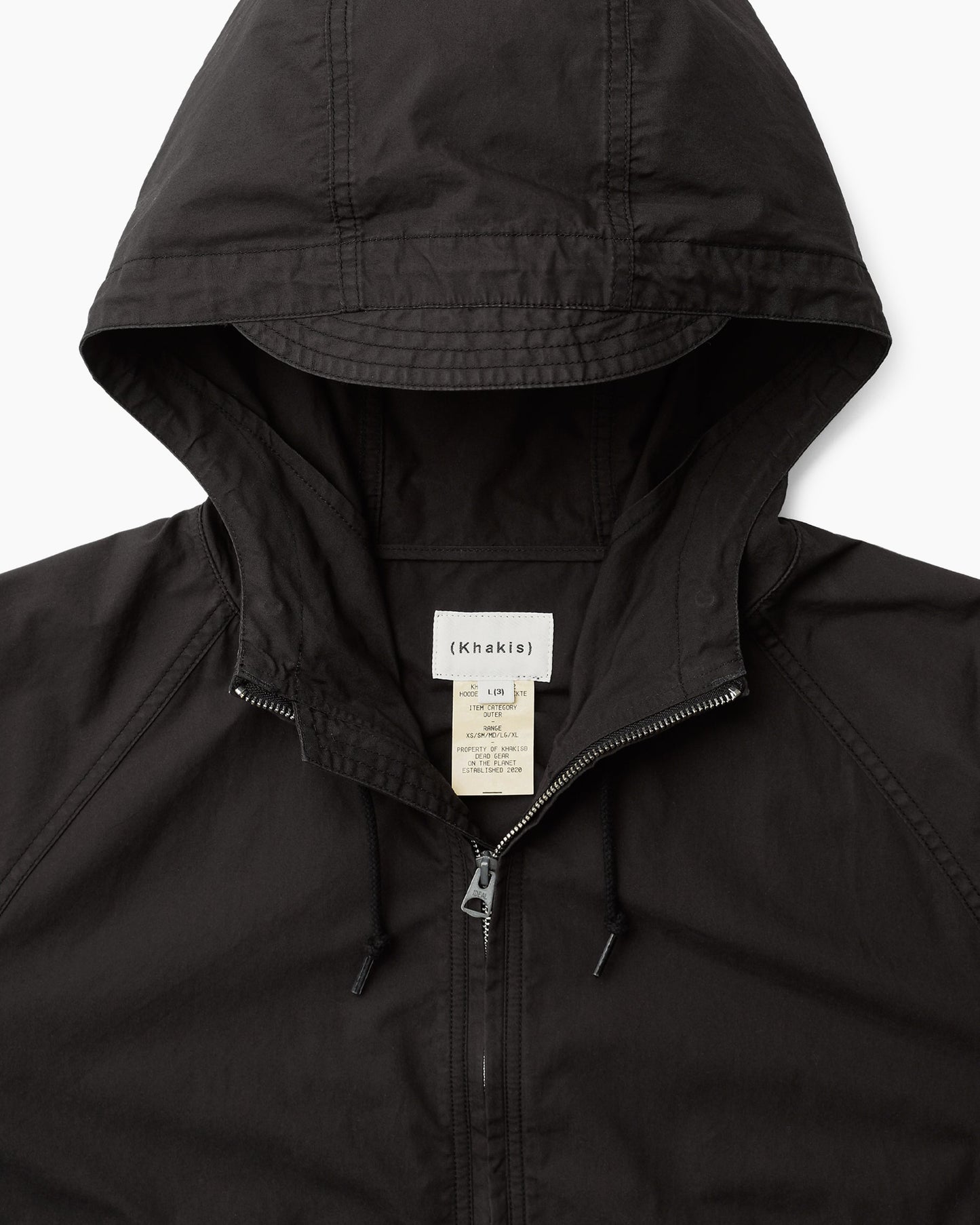 Khakis - Hooded Wind Jacket - Black