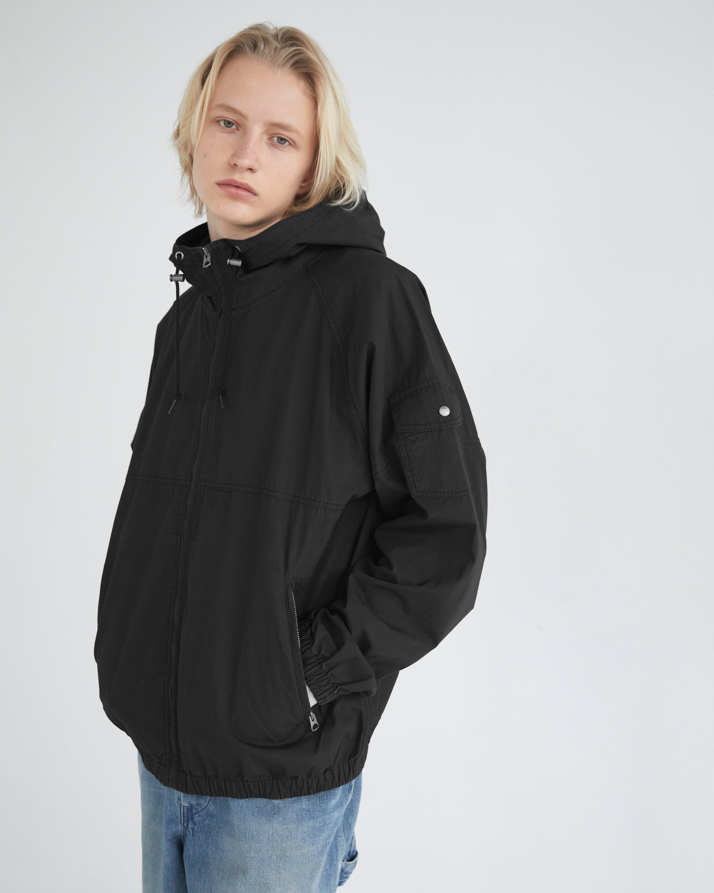 Khakis - Hooded Wind Jacket - Black