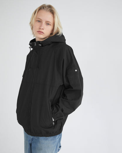 Khakis - Hooded Wind Jacket - Black