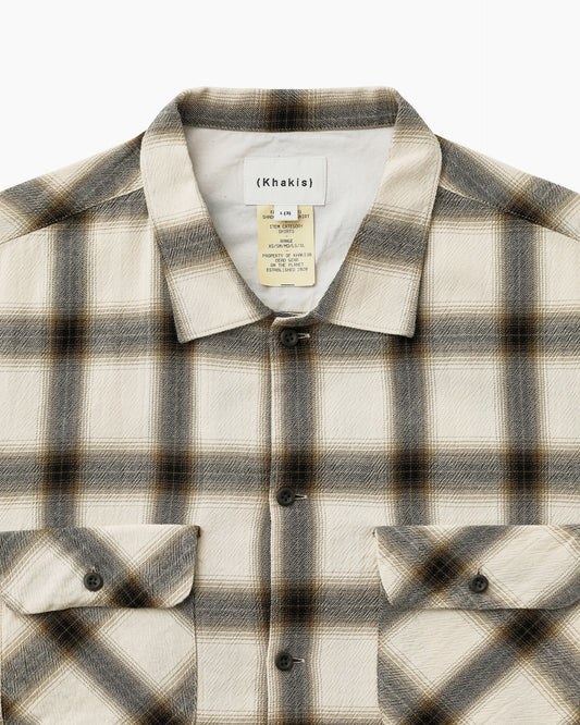 Khakis - Shadow Plaid Shirt - Beige