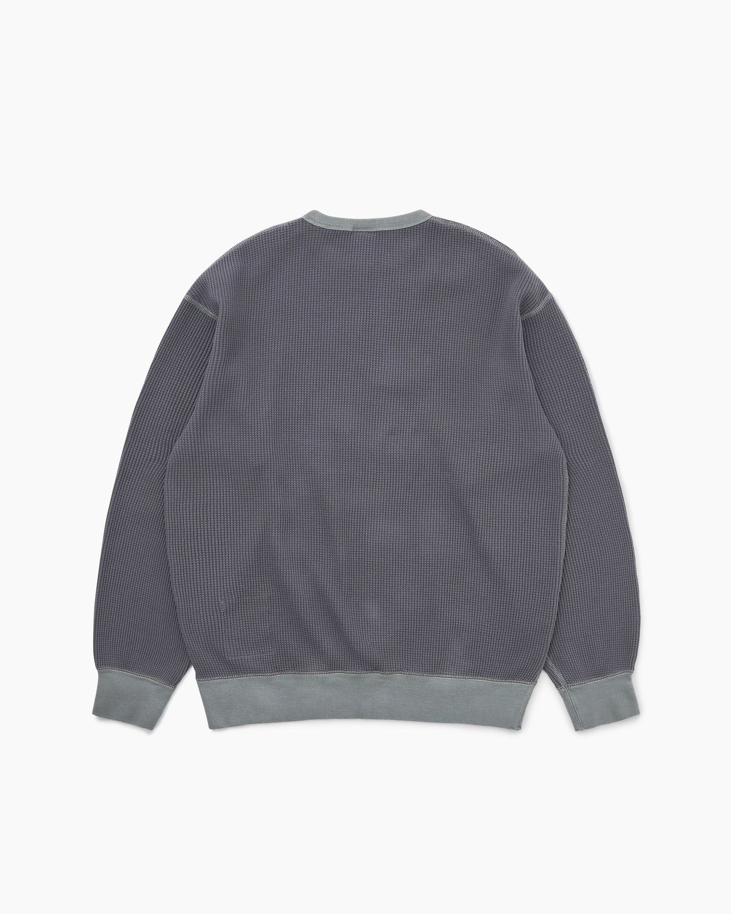 Khakis - Waffle Crewneck - Faded Black