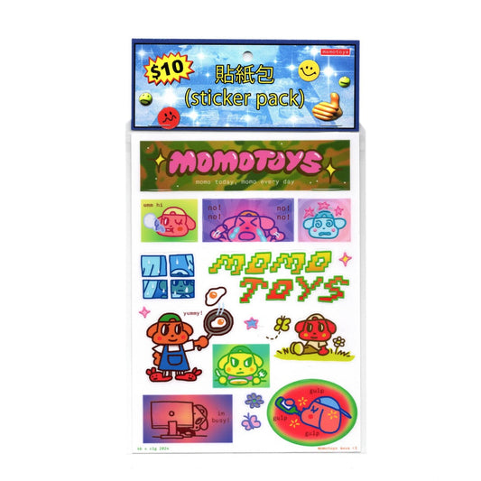 Momotoys - Sticker Sheet - Camo