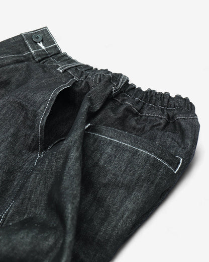 Workware - Unisex Denim Balloon Pants #444 - Black Denim