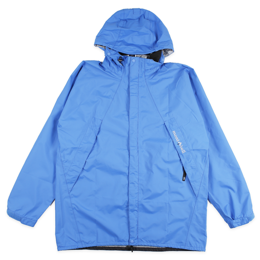 Montbell Blue 2-Piece Rain Jacket
