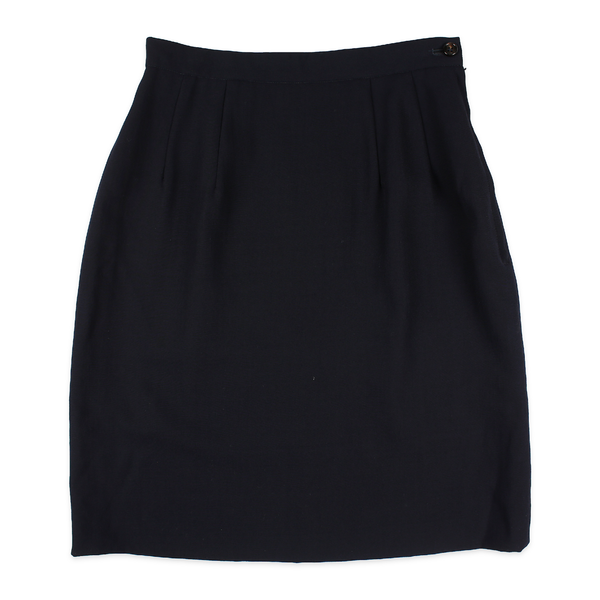 Comme Des Garcons Navy Skirt - 1990