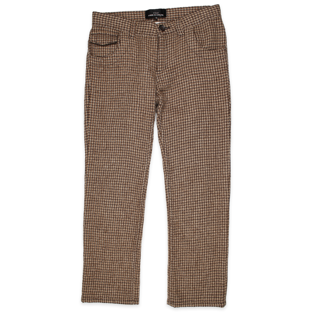 CDG Tricot Houndstooth Trousers