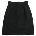CDG Tricot Black Wool Panelled Skirt - AD1991