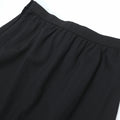 CDG Tricot Black Flared Hem Skirt - AD2000