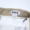 HOPE Beige Corduroy Trousers