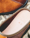 Den Patch Leather Mules